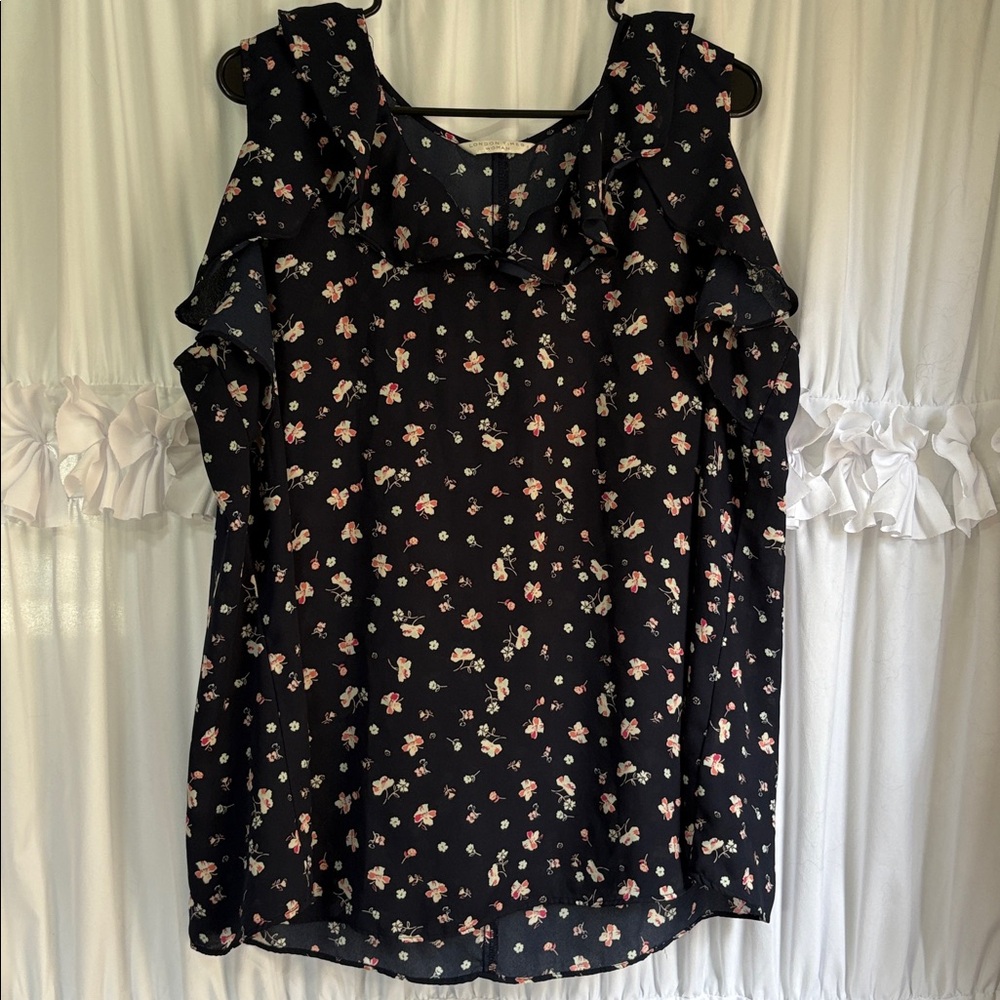 London Times Floral Blouse